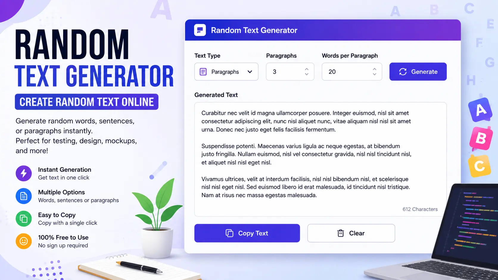 Random Text Generator